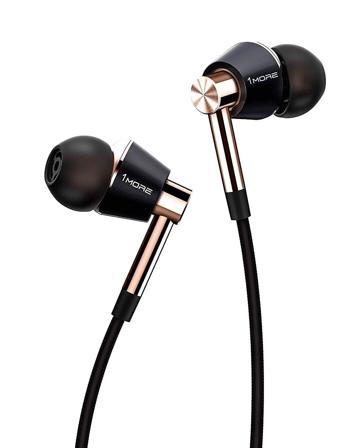 Triple Driver In-Ear Headphones - Gold