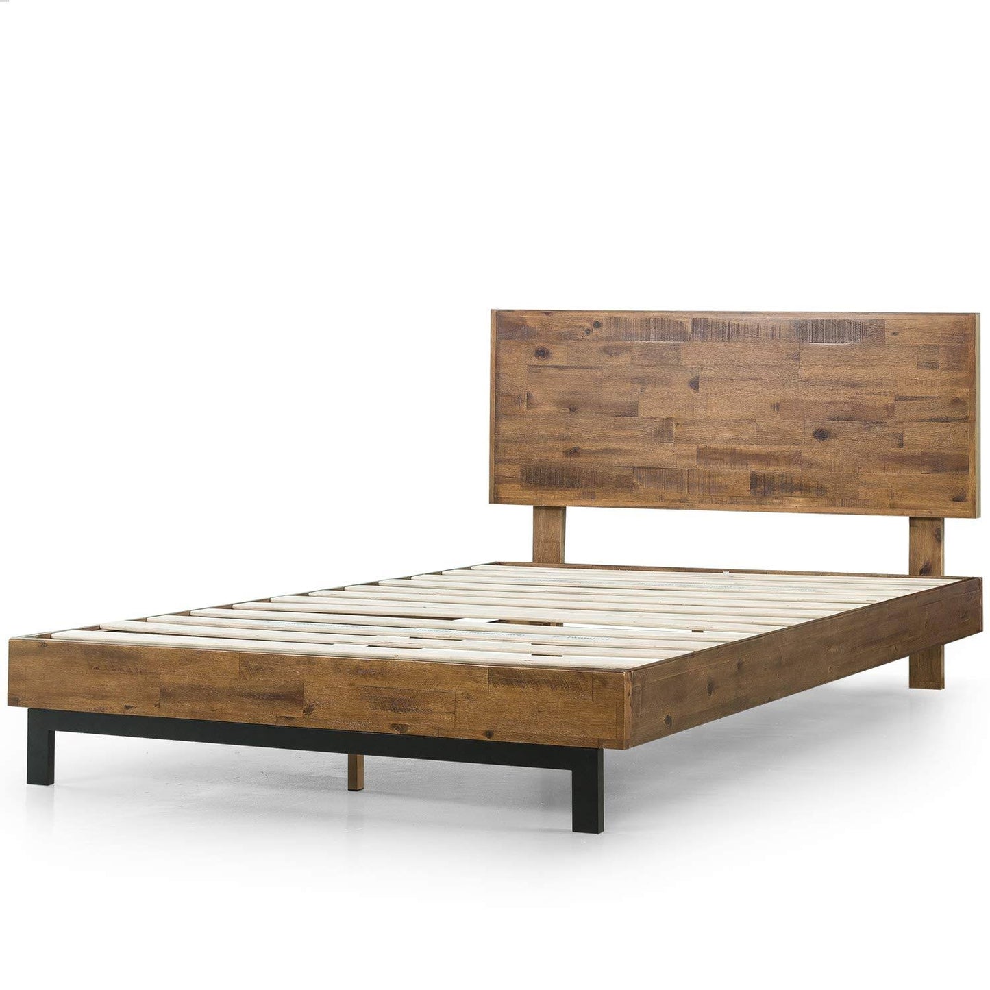 Tricia Platform Bed King Brown