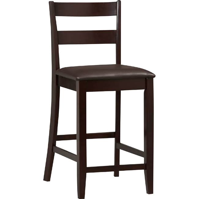 Triena Soho Pvc Bar Stool; Dark Brown